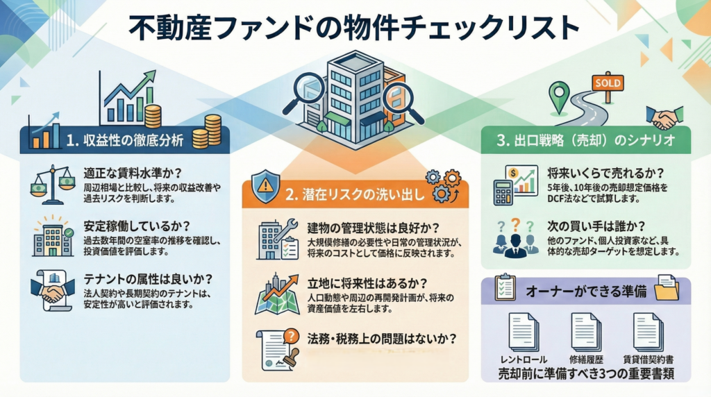 不動産のプロが物件を購入する際にチェックする内容（不動産ファンドの目線）